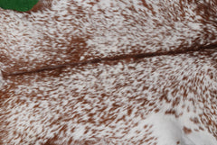 Luxurious Genuine Brown and White Goat Skin Rug | Modern Décor Floor Covering | Hypoallergenic Animal Hide Rug | Eco-Friendly Home Accent - Celestial Leather Limited