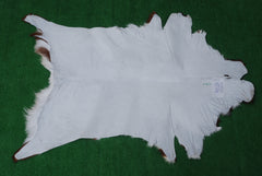 Luxury Brown & White Goat Hide Rug - Premium Hair-on Skin - Eco-Friendly - Hypoallergenic - Handcrafted Elegance for Any Room - Celestial Leather Limited