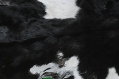 Luxury Black & White Goat Skin Rug - Soft, Durable, and Eco-Friendly Rug with Non-Slip Backing for Home Décor - Celestial Leather Limited