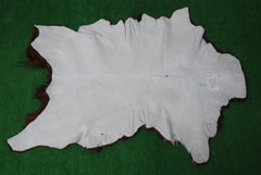 Handcrafted Dark Brown Goat Skin Rug - Genuine Leather for Luxurious Décor