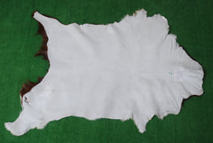 Stylish Dark Brown Goat Hide Rug - Perfect Accent for Contemporary Homes