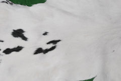 Luxurious Natural Brown & White Goat Skin Rug - Modern Sophistication for Home Decor - Celestial Leather Limited