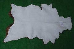 Handcrafted Dark Brown Goat Skin Rug – Authentic Elegance for Your Home