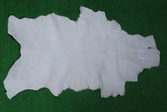 Handcrafted Black and White Goat Skin Rug - Soft and Durable Hair-On Leather