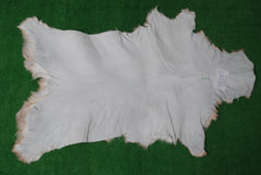 Luxurious Handmade Brown & White Goat Skin Rug | Soft, Kid & Pet-Friendly, Non-Shedding | Natural, Eco-Friendly Rustic Charm | Sustainable - Celestial Leather Limited