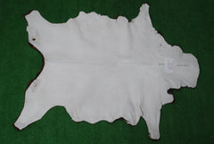 Rustic Dark Brown Goat Hide Rug - Genuine Leather for Timeless Home Styling