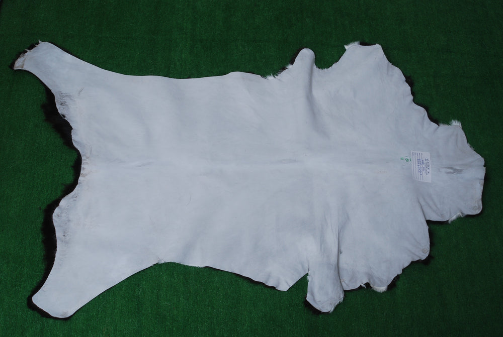 Luxury Black & White Natural Goatskin Rug - Modern Sophistication for Home Decor - Celestial Leather Limited