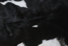 Luxurious Black & White Goat Skin Rug - Floor Décor for Home Décor - Celestial Leather Limited