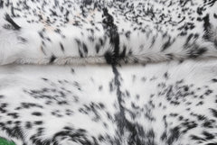 Unique Natural Black & White Goat Skin Rug - Sustainable Animal Hide Throw Floor Rug - Modern Eco-Friendly Home Décor Rug - Celestial Leather Limited