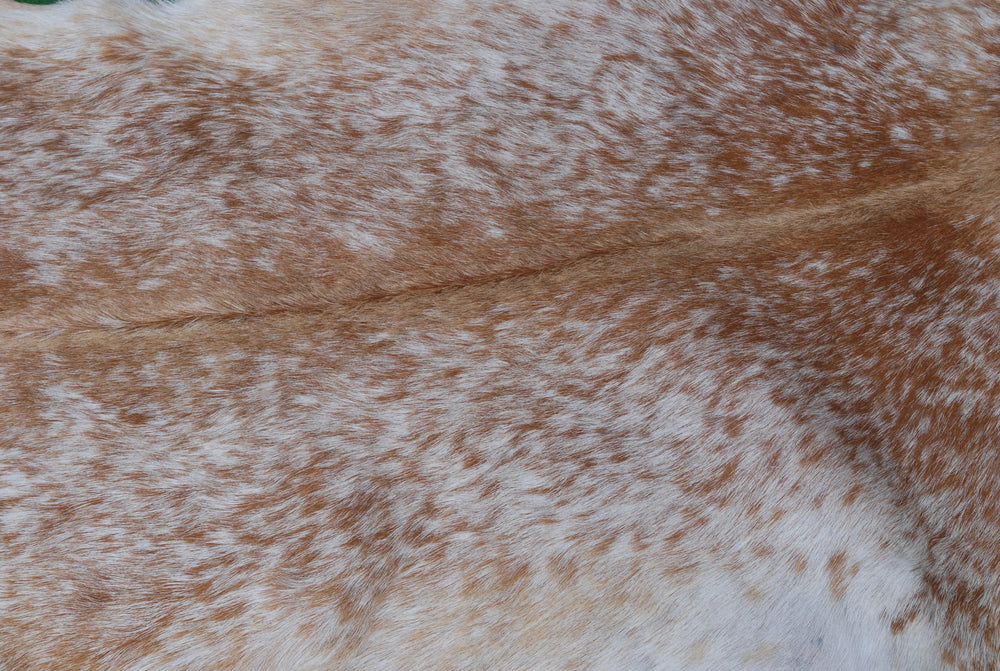 Luxurious Brown & White Goat Hide Rug - Premium Hair-On Skin, Unique Handcrafted Patterns - Hypoallergenic - Eco-Friendly - Various Sizes - Celestial Leather Limited