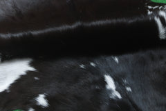 Striped Goat Skin Throw Rug - Genuine Black & White Animal Skin Goathide - Natural - Non-slippery Back - Hypoallergenic - Sustainable - Celestial Leather Limited