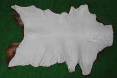 Premium Dark Brown Goat Skin Rug - Rustic Charm for Modern and Classic Interiors