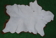 Luxury Brown & White Goat Skin Rug with Unique Patterns - Eco-Friendly - Hypoallergenic for Living Room or Bedroom Décor - Celestial Leather Limited