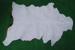 Natural Dark Brown Goat Hide Rug - Perfect for Modern and Rustic Spaces )