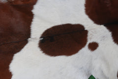 Elegant Dark Brown Goat Skin Rug - Natural Hair-On Accent for Floors or Walls