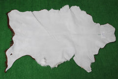 Luxurious Dark Brown & White Goat Skin Rug - Handmade Pure Goat Skin Floor Rugs for Stunning Natural Beauty & Eco-Friendly Charm