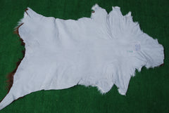 Natural Hair-On Dark Brown Goat Skin Rug - Elegant and Durable for Any Room