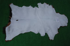 Luxurious Brown & White Goat Skin Rug - Handmade, Soft, Sustainable & Unique - Eco-Friendly Floor Rugs for Home Decor