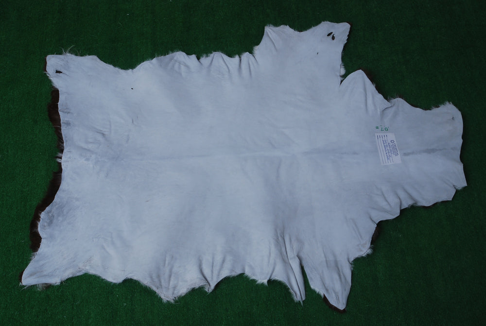 Luxury Handmade Black White Goat Skin Rug - Soft, Pet-Friendly, Non-Shedding, Eco-Friendly, Unique Colour Variations, Hypoallergenic - Celestial Leather Limited