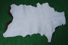 Luxury Handmade Dark Brown & White Goat Skin Rug - Soft, Kid & Pet-Friendly, Hypoallergenic, Non-Shedding, Sustainable, Eco-Friendly