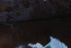 Luxury Handmade Dark Brown & White Goat Skin Rug - Soft, Kid & Pet-Friendly, Hypoallergenic, Non-Shedding, Sustainable, Eco-Friendly