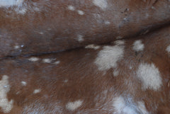 Handcrafted Dark Brown Goat Skin Rug – Authentic Elegance for Your Home