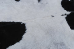 Hair-On Goat Skin Rug - Black and White Design for Unique Living Spaces