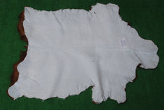 Natural Dark Brown Goat Hide Rug - Perfect for Modern and Rustic Spaces