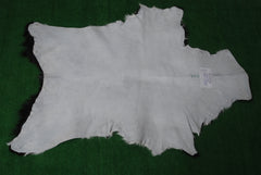 Luxurious Black and White Goat Skin Rug - Natural Hair-On Leather for Home Styling