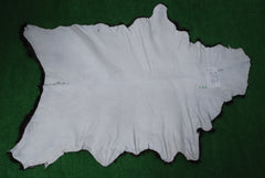 Premium Black and White Goat Skin Rug - Genuine Hair-On Leather for Home Décor