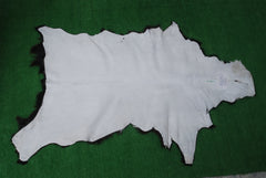 Genuine Goat Skin Rug - Black and White Pattern for Rustic Home Style