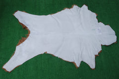 Natural Tri-Color Goat Hide Rug - Luxurious Accent for Rustic and Modern Spaces