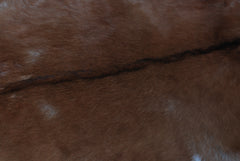 Dark Brown Rug - Soft, Durable, and Eco-Friendly - Handmade Pure Goat Skin Floor Rug - Non-Slip Suede Back