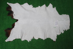 Authentic Hair-On Goat Skin Rug - Rich Dark Brown for Sophisticated Interiors