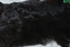 Goat Skin Rug, Black and white Handpicked for Quality, Unique Piece for Sale, Fast UK Delivery