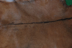 Luxurious Brown and White Goat Skin Rug - Handpicked Premium Goat Hide - Unique Patterns & Colors - Hypoallergenic - Non-Shedding - Celestial Leather Limited