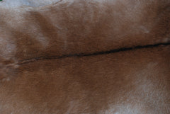 Dark Brown Rug - Soft, Durable, and Eco-Friendly - Handmade Pure Goat Skin Floor Rug - Non-Slip Suede Back