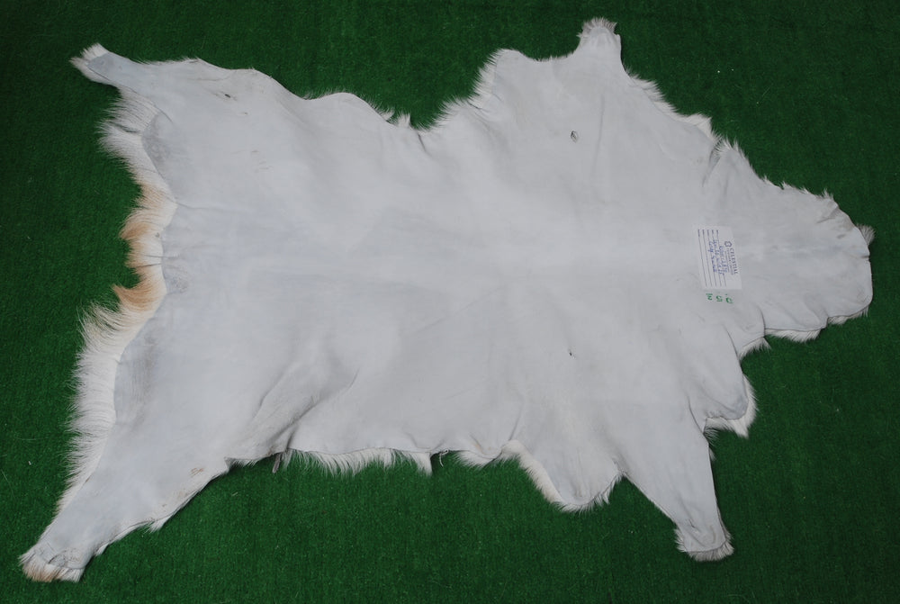 Luxury Grey Goat Skin Rug - Hypoallergenic Non-Shedding Floor Rug with Suede Back for Safety - Handmade Eco-Friendly Home Decor - Celestial Leather Limited