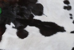 Luxury Black & White Goat Skin Rug Wall Decor - Natural Hair On Leather, Soft and Hypoallergenic - Sustainable Eco-Friendly Home Accent - Celestial Leather Limited