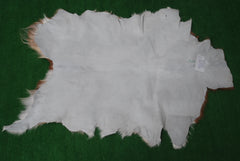 Luxury Brown & White Goat Skin Rug - Handmade 100% Pure Goat Skin - Soft, Non-Shedding, Sustainable & Unique - Eco-Friendly Floor Rug - Celestial Leather Limited