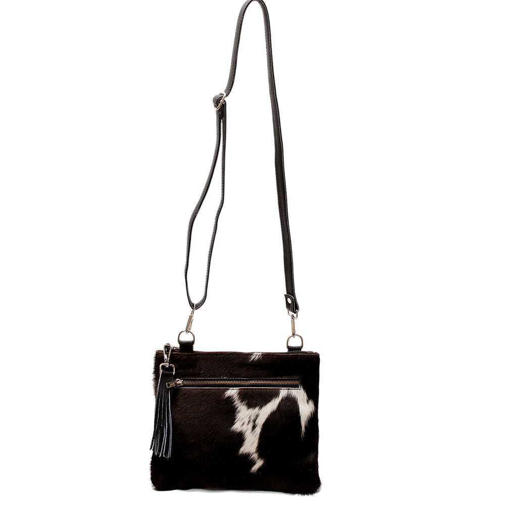 Structured Vegan Leather Handbag with Adjustable Strap & Gold Hardware - Unique Handcrafted Design in Multi-Colour Cowhide - Evening Bag - Celestial Leather Limited