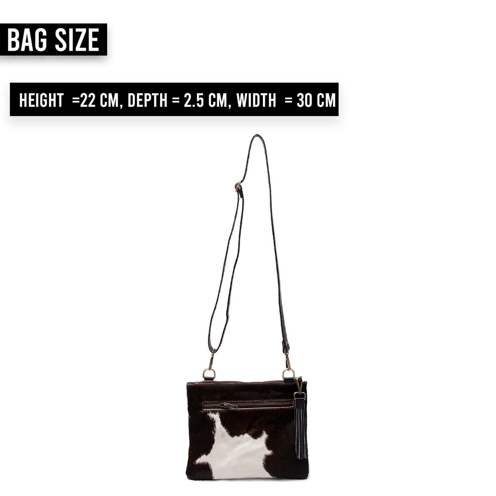 Luxurious Handcrafted Multi-Colour Vegan Leather Cross Body Bag with Adjustable Strap-Gold Hardware and Professional Distressing - Celestial Leather Limited