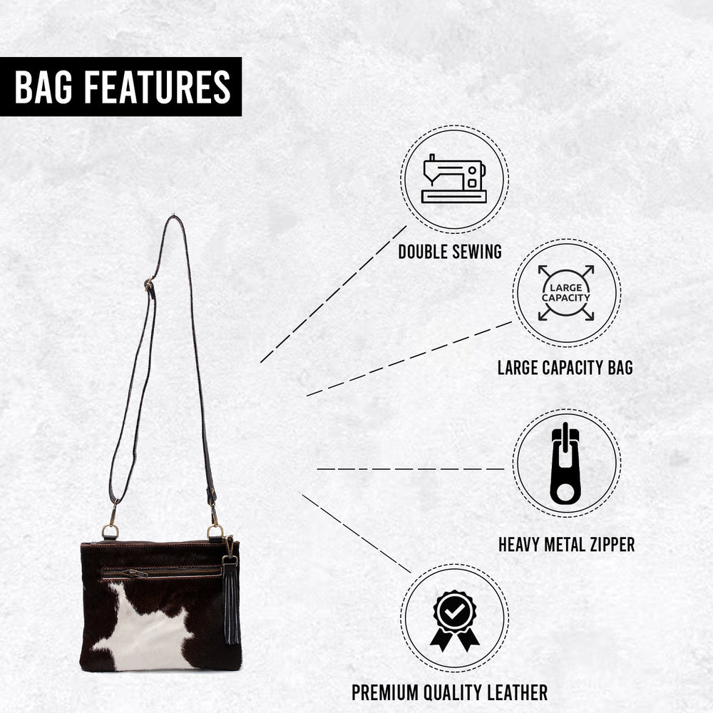 Luxurious Handcrafted Multi-Colour Vegan Leather Cross Body Bag with Adjustable Strap-Gold Hardware and Professional Distressing - Celestial Leather Limited