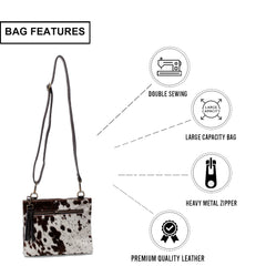 Stylish Vegan Leather Handbag with Adjustable Strap and Gold Hardware- Perfect Gift Idea for Her- Handcrafted Unique Design - Celestial Leather Limited