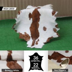 Original Goatskin Hide Brown, Goat Skin Rug, Goatskin Pelt, Home Decor Animal Skin Rug, Bedroom Aesthetic Area Rug, Brown and White Goat Hide Rug, Goat Skin Rug, Animal Skin Rug, Real Hair on Hide, Goal Pelt Rug, Home Decor Rug, Living Room Area Rug, Wall Hanging Rug, Aesthetic Rug, Leather Rug, Decorative Rug, Brown Goatskin Rug, GoatHide Brown White