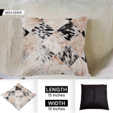 Luxury Multicolor Cowhide Cushion Cover Patchwork Handmade Rustic Elegance Decor Home Sofa Bed Gift Unique Pattern Unique Texture Durable