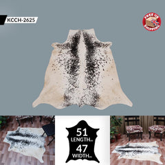 Luxury Medium Black White Cowhide Rugs Cow Hide Carpet For Bedroom/living room