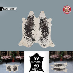 Luxury Black & White Cowhide Rug | Large Animal Print Carpet | Hypoallergenic - Non-Slip | Hand-Selected - Hand-Stitched | Free UK Shipping - Celestial Leather Limited