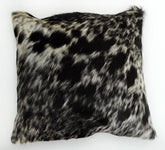 Cowhide Cushion Covers Genuine Leather Hair-on Animal Skin Home Decor Cowboy Style Rustic Exotic Leather Decorative Pillows