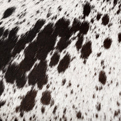 Luxury Handmade Brown and White Cowhide Accent Cushion Cover for Sofa - Rustic Elegance and Natural Beauty for Home Decor - Celestial Leather Limited